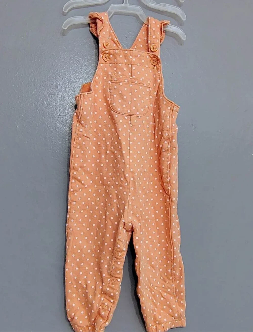 Bundle Carter’s Cat&Jack Baby Girl Pink Polka Dot Sunflower Pattern Size 18M